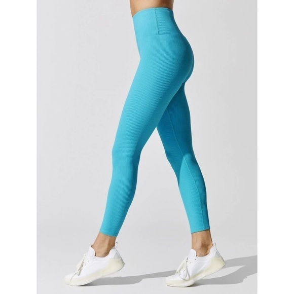 Carbon38 Ribbed 7/8 Legging - Picture 1 of 8